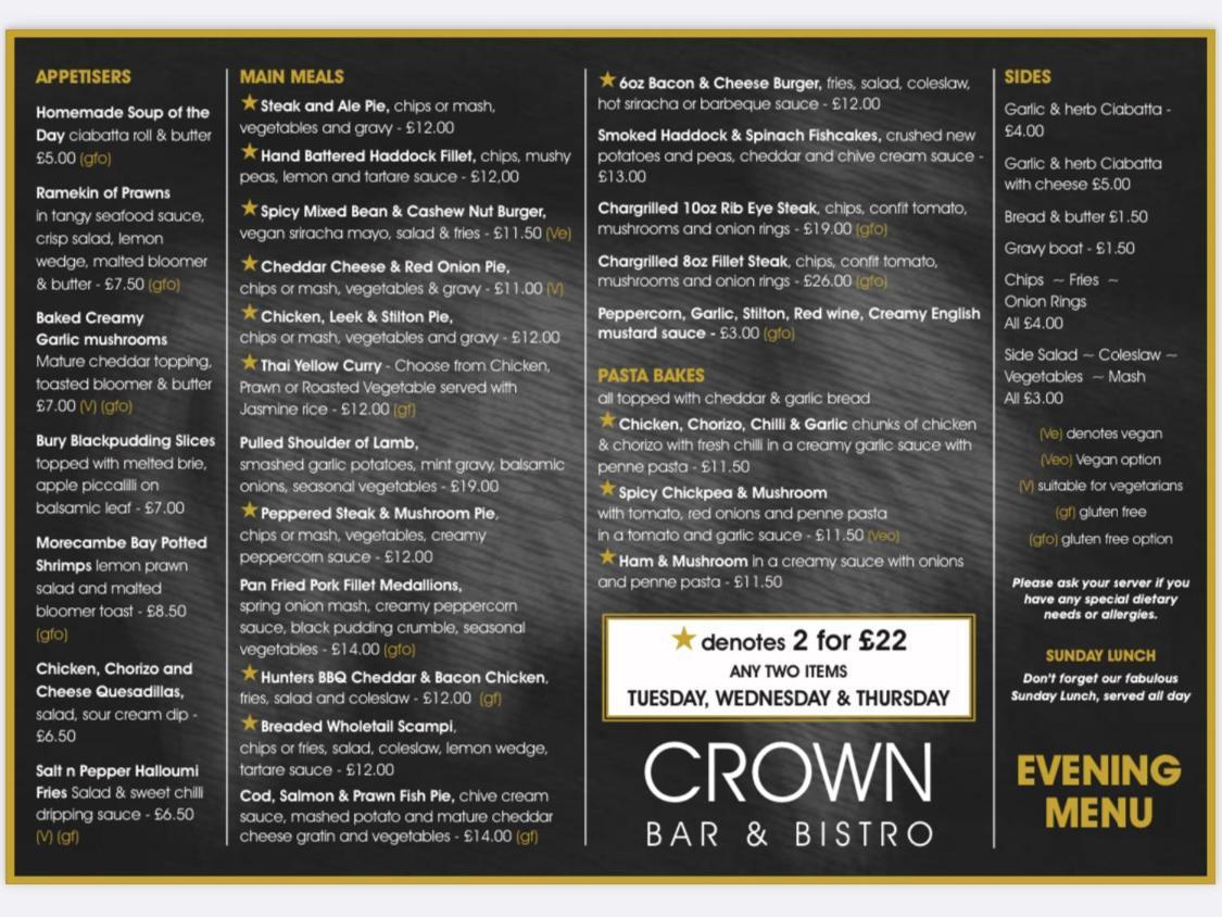 The Crown Hotel Morecambe Exteriör bild