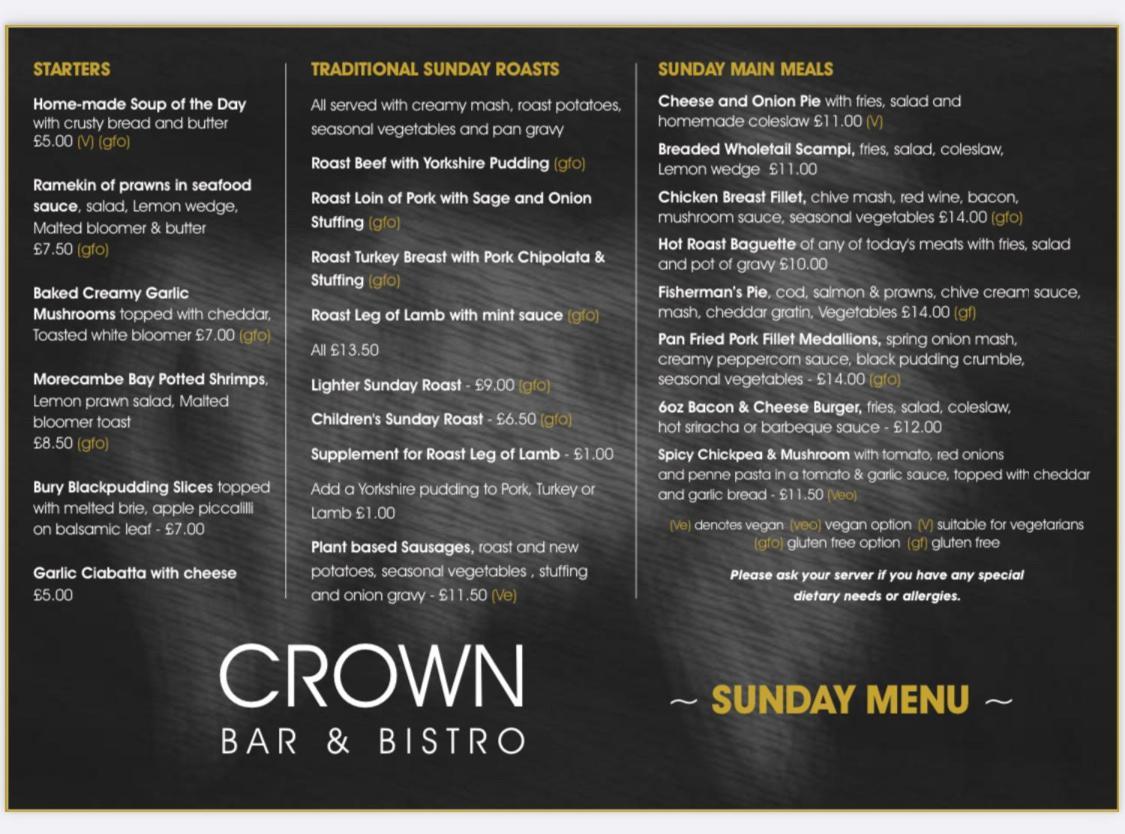 The Crown Hotel Morecambe Exteriör bild