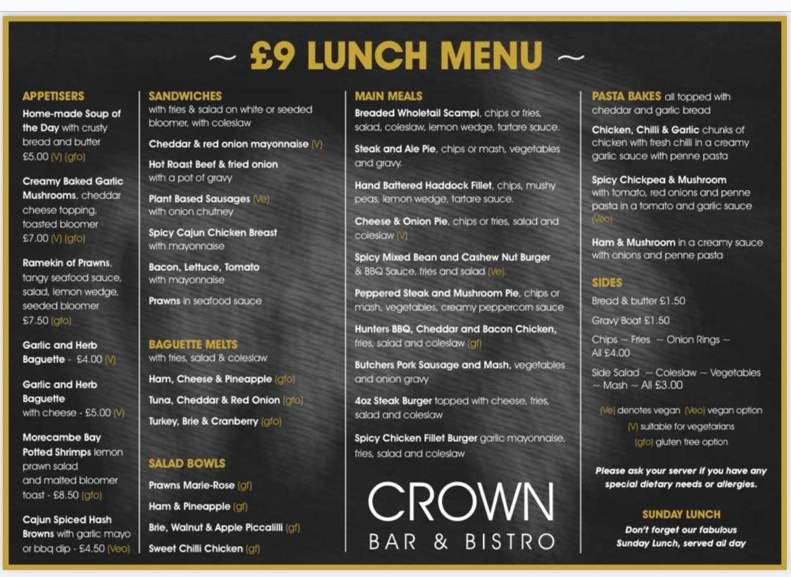 The Crown Hotel Morecambe Exteriör bild